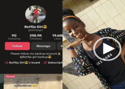 TikToker Bet9ja Girl Leak Sextape